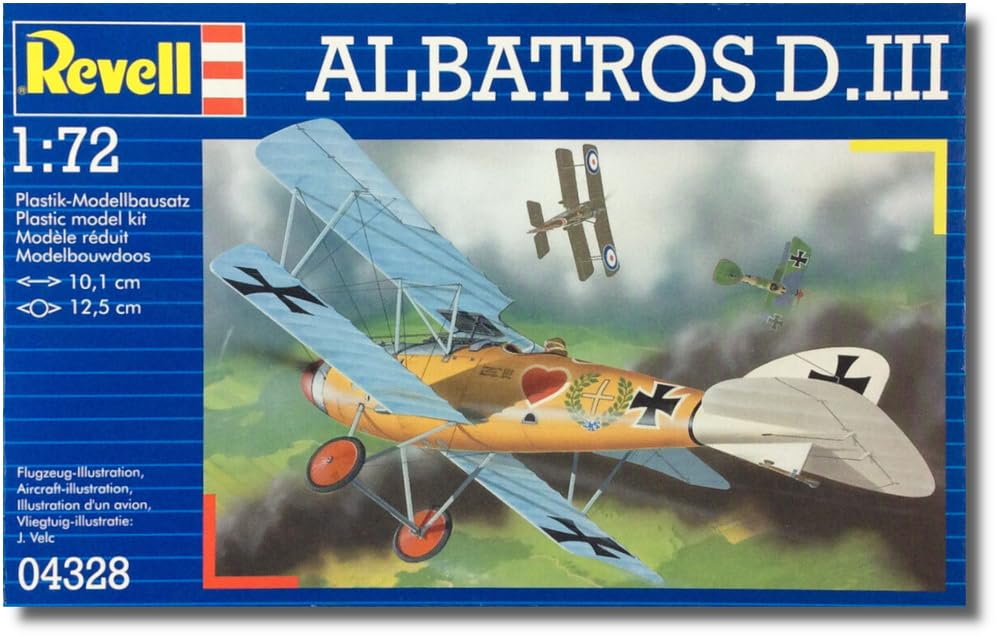 

German Revell Albatros D III 04328 Plastic Model 1/72