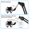 Universal Anti Vibration Microphone Shock Mount Filter Condenser Mic Holder Studio Music Recording Broadcasting Reduce Noise