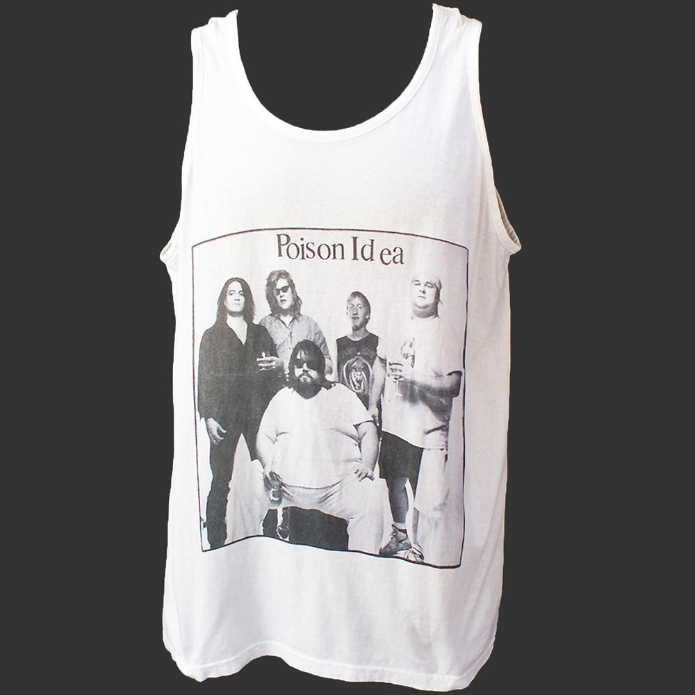 Poison Idea Hardcore Punk Rock TSHIRT vest top unisex white S2XL Unisex T-Shirt S