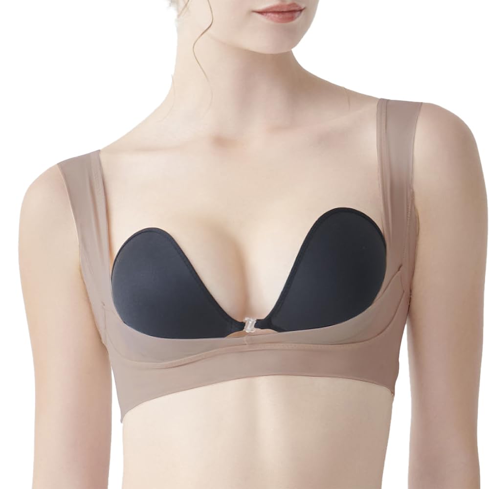 Bradelis New York Bust Bust Fit Mocha Size L Supporter, Lifter, Beige,
