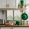 Artoid Mode Beige Shamrock Flower Heart St. Patrick's Day Kitchen Towels Dish Towels, 18x26 Inch Farmhouse Spring Decoration Hand Towels Set of 2