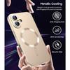 Coque de Protection - E.F.Connection - pour iPhone 17 Pro - avec Anneau Magnétique Doré - 2 Verre Trempé