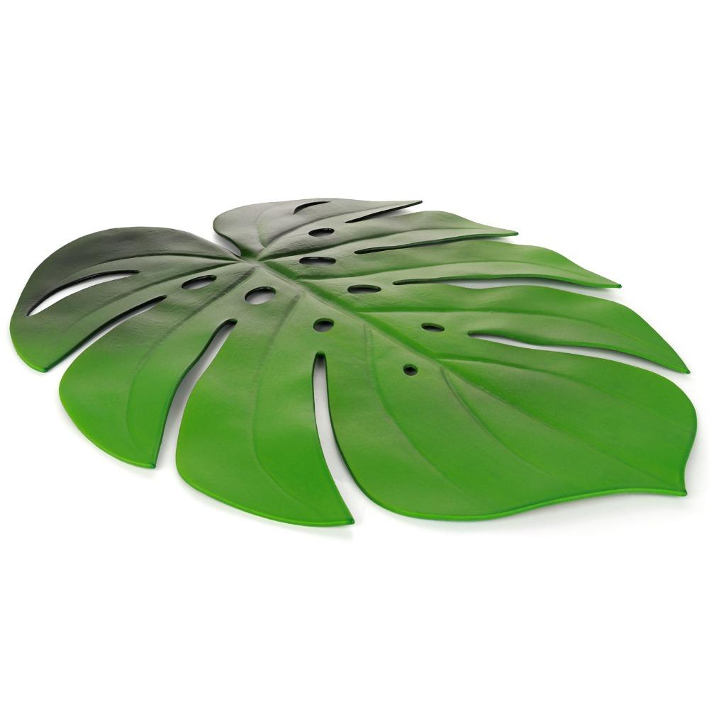 5 Stück Eva Monstera Blatt Platzsets 15,35 x 18,11 Zoll Rutschfest Rutschfest Tischsets Hitzebeständig Hitzebeständig Platzsets