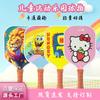 Kids Pickleball Set With Cartoon Design - 2 Rackets 4 Balls 1 Net Bag Fiberglass Lightweight Beginners