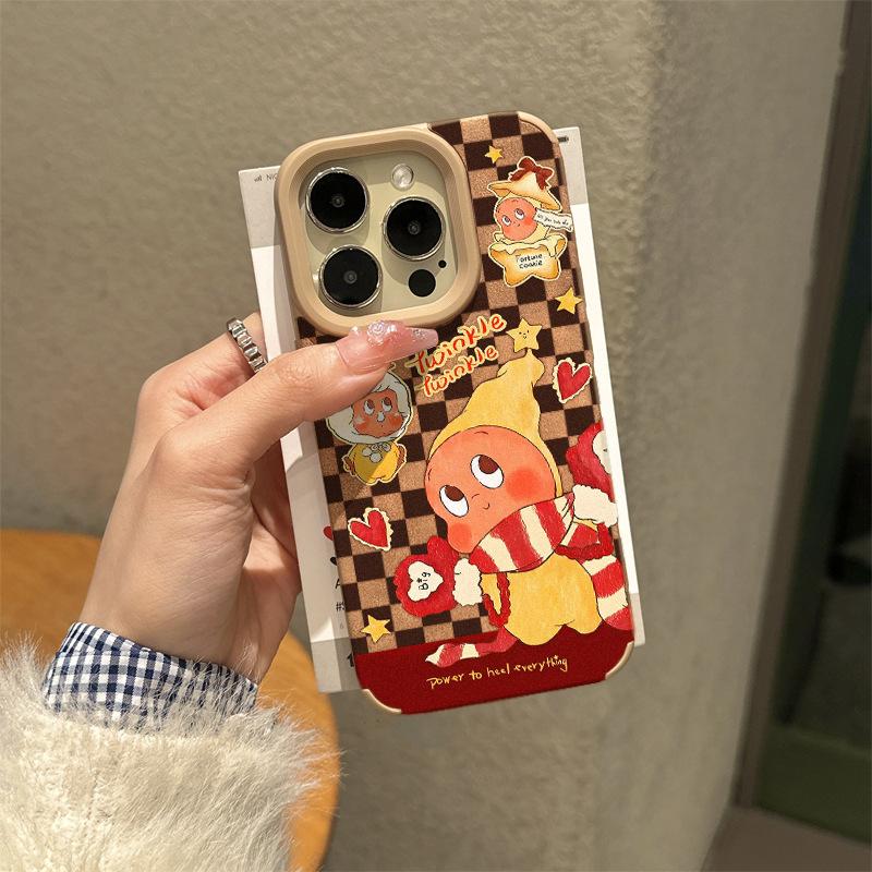 Christmas Scarf Star Man Autumn and Winter Women's Style with Lanyard for Apple 17/Air Phone Case for IPhone 16 Soft