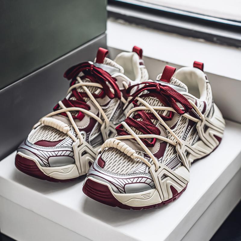 

Трендовые низкие кроссовки «папины кроссовки» Повседневные кроссовки Летний дышащий сезон Удобные кроссовки Дышащие Удобные 44 бежевый