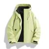 Mens Womens 3-in-1 Removable Hooded Windproof Warm Outdoor Jacket Hiking Camping Fishing Cycling