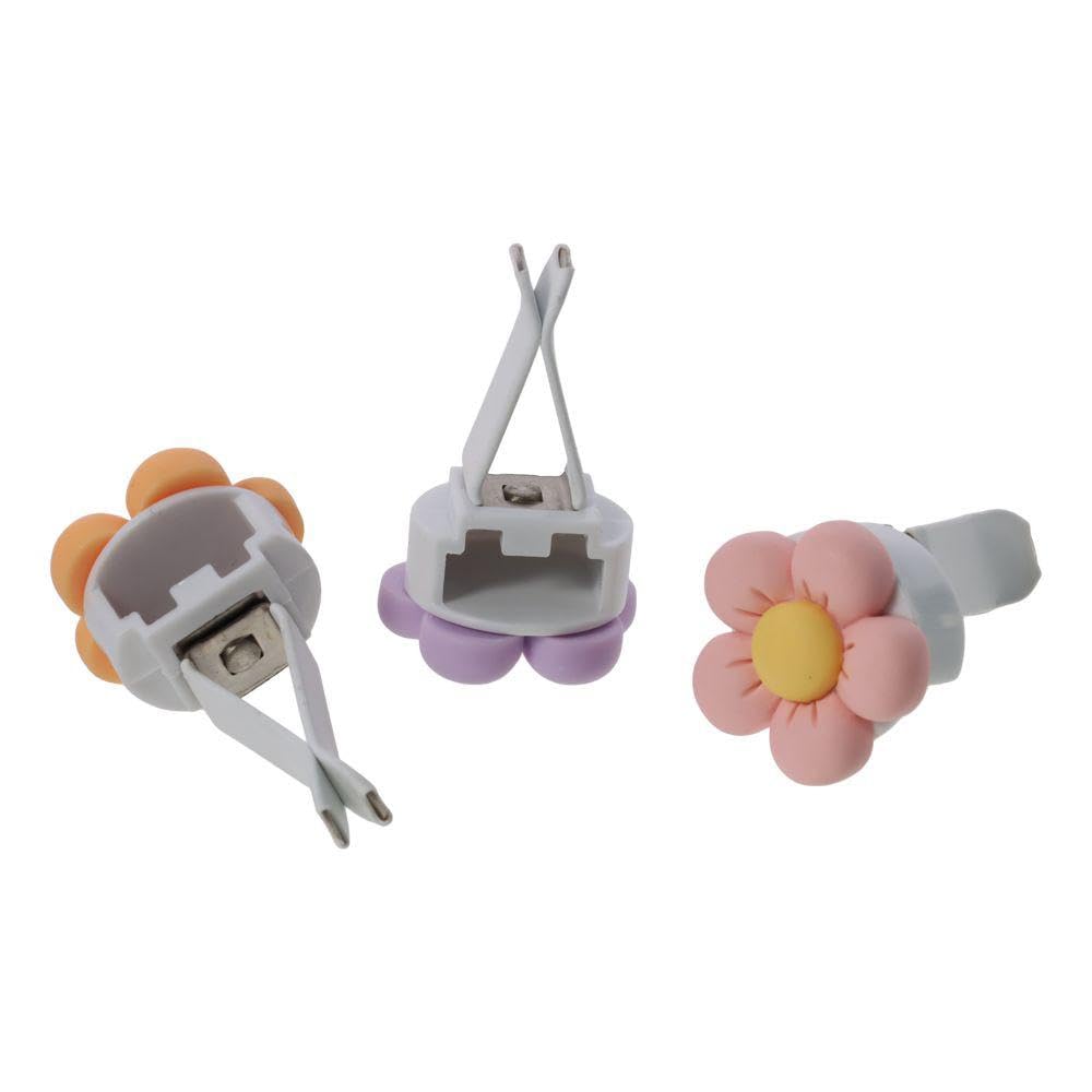 12 Pcs Daisy Flower Air Vent Car Clip Set, Cute Flower Car
