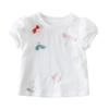 DAVE&BELLA Girls' Cartoon Short Sleeve Cotton T-Shirt
