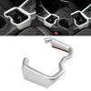 Silver Interior Water Cup Holder Frame Cover Trim Fit For Toyota RAV4 2019-2022