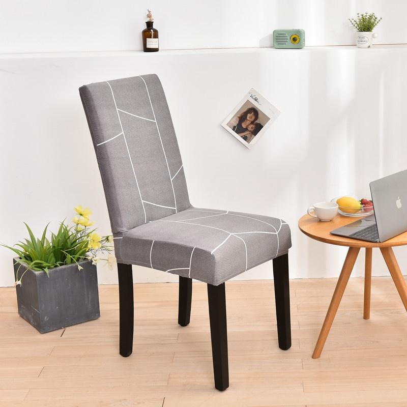 Elastischer Stuhlbezug für Esszimmerstühle, Sitzbezug, Stretch-Stuhlhussen für Hochzeit, Hotel, Bankett, Esszimmer, Büro, schmutzabweisend, abnehmbar