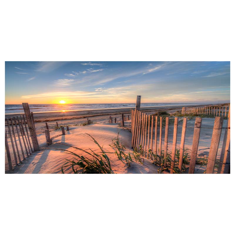 

Beach Landscape Canvas Painting Indoor Decorations Wood Bridge Wall Art Pictures For Living Room Home Decor Sea Sunset Prints 20x40cm NoFrame