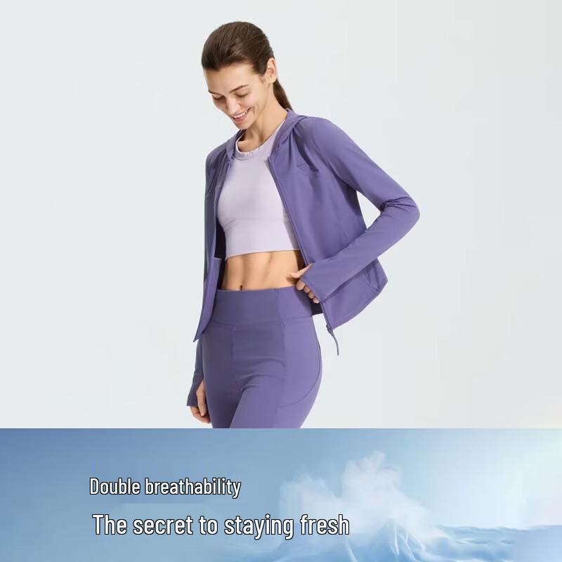 BOSIDENG Hooded Breathable Sun Protection Jacket B261326488
