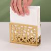 Stainless Steel Napkin Holder Silver/Gold/Black Creative Paper Holder  Coffee Shop