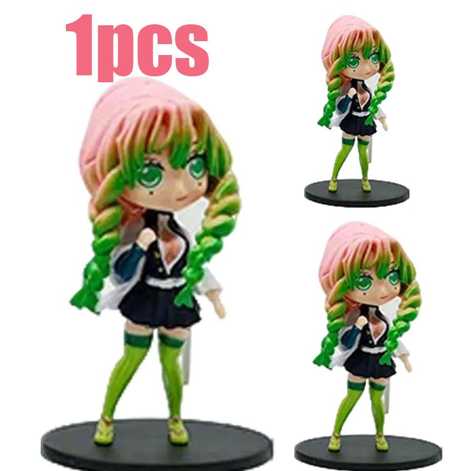 Anime Demon Slayer Figure Doll Toy Nezuko Tanjirou Zenitsu Inosuke Kyoujurou Shinobu Giyuu Qposket Model Toy Kids Xmas Gift**