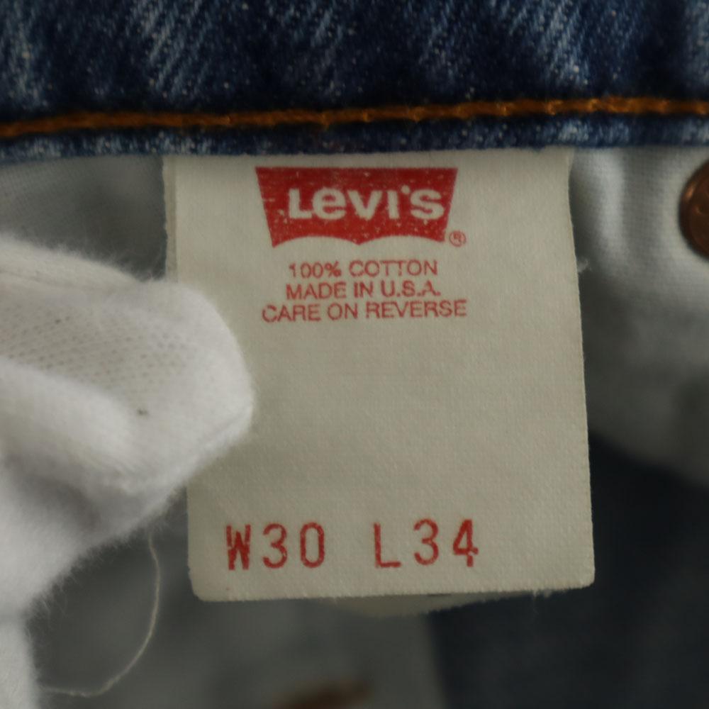 Levi's 90s 510 Made In USA Straight Denim Pants W30 Men's Used