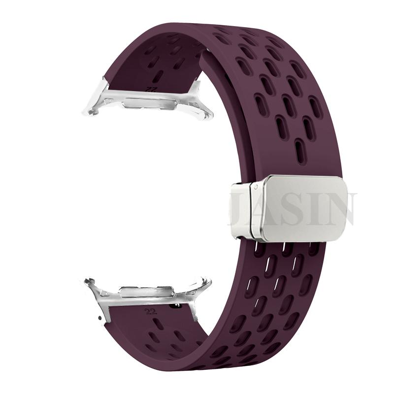 No Gaps Magnetic Buckle Silicone Strap For Samsung Galaxy Watch 8 40mm 44mm/8 Classic 46mm Bracelet Band Galaxy Ultra 2026 47mm