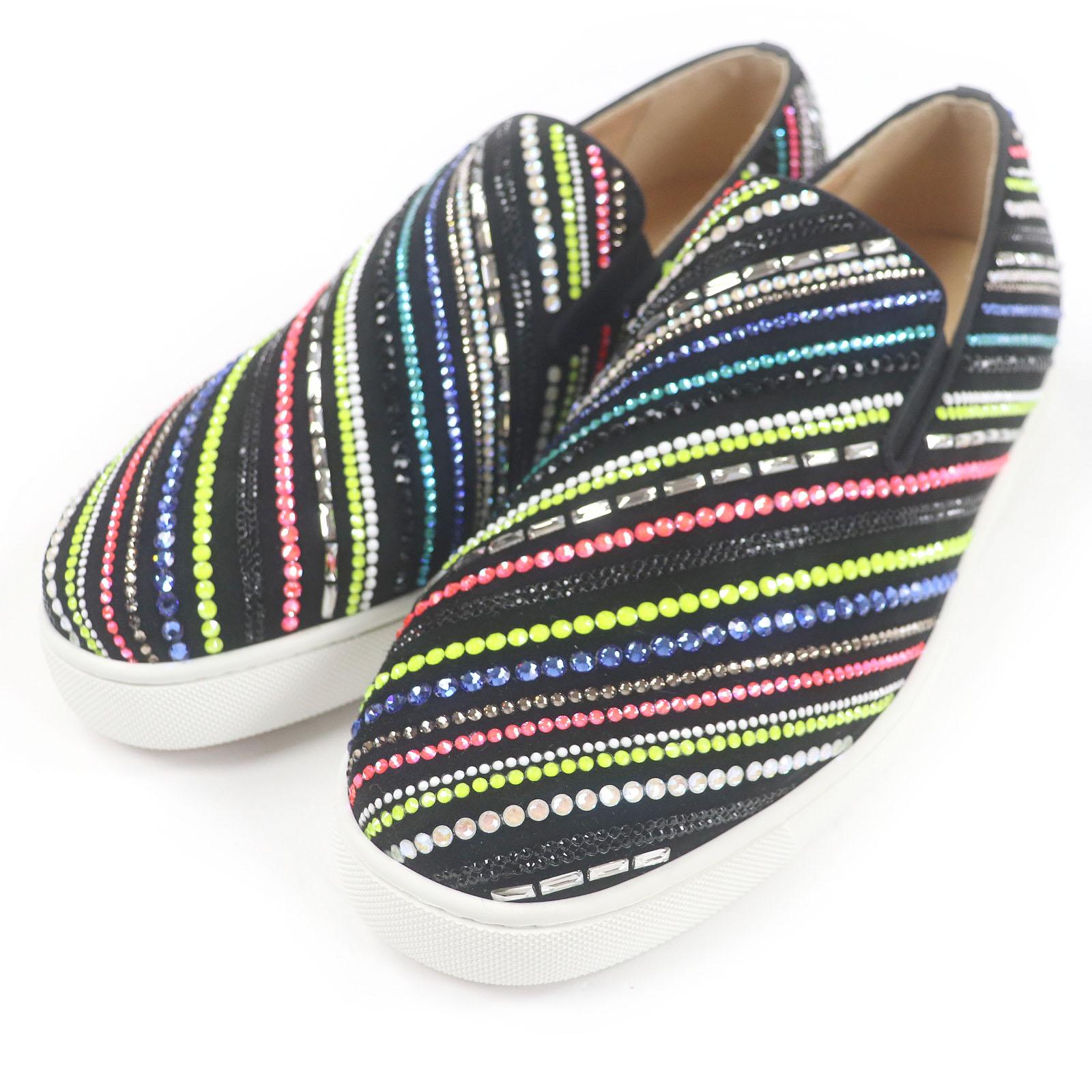 

Christian Louboutin Slip-on BOAT RAYS black Suede leather mens 40 Used