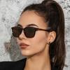 Fashion Square Sunglasses Woman Retro Brand Designer Shades Sun Glasses Female Black Vintage Cat Eye Driving