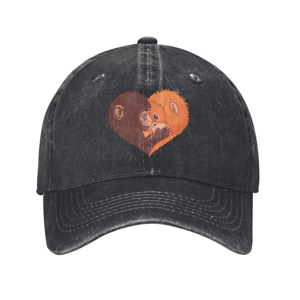 Baseball Cap Monkey Punch Summer Streetwear Trucker Hat Unisex Women Print Kpop Rock Breathable Snapback Cap