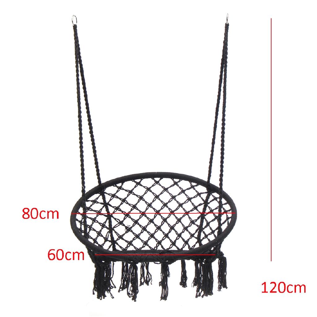 Hammock Bed Round Hammock Swing Hanging Chair Outdoor Indoor Furniture for Garden Dormitory Adult Comfortable Chair