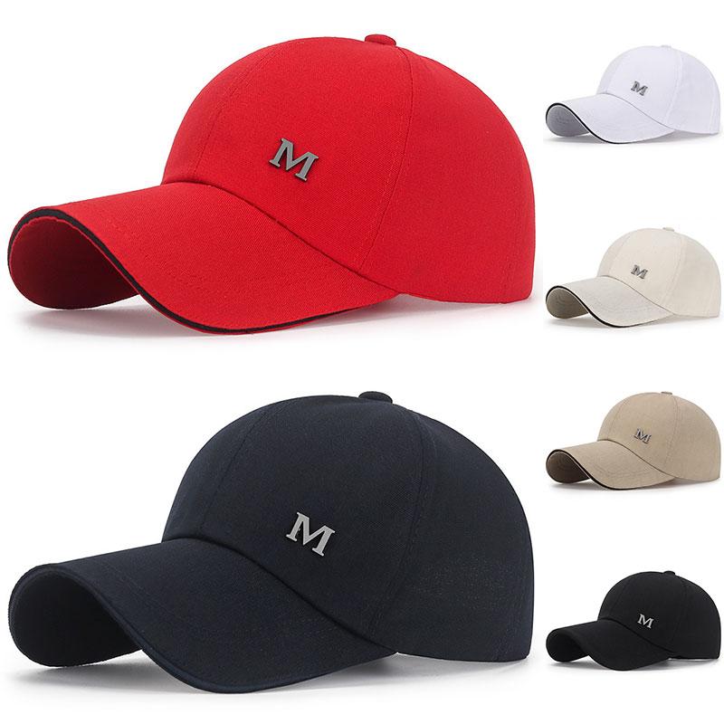 Women Men Sports Caps Baseball Hat Travel Outdoor Sunscreen Line Baseball Cap Long Visor Brim Shade Snapback Sun Protection Hat
