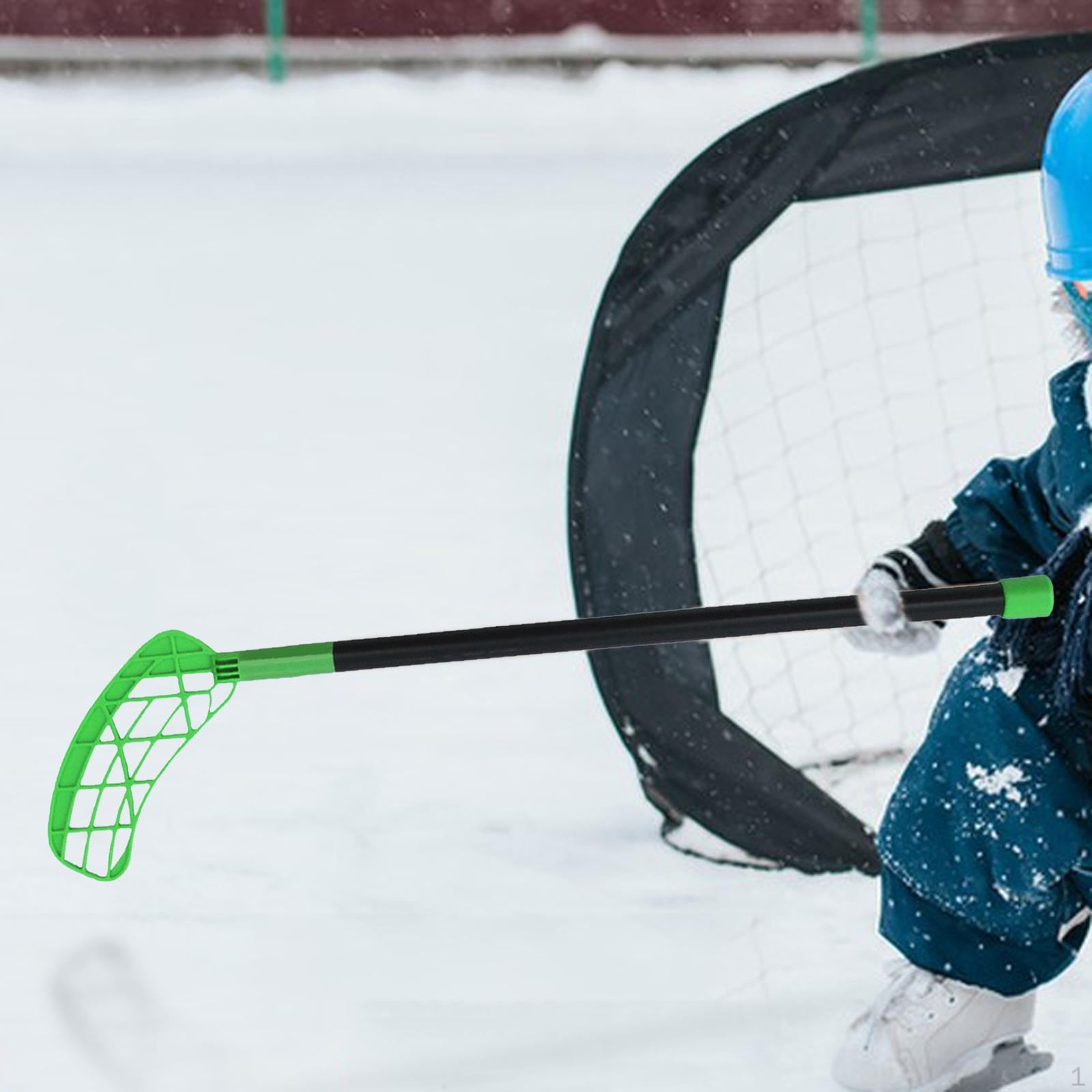 Детская клюшка для флорбола, хоккейное снаряжение 65 см для командной игры на открытом воздухе зелёный