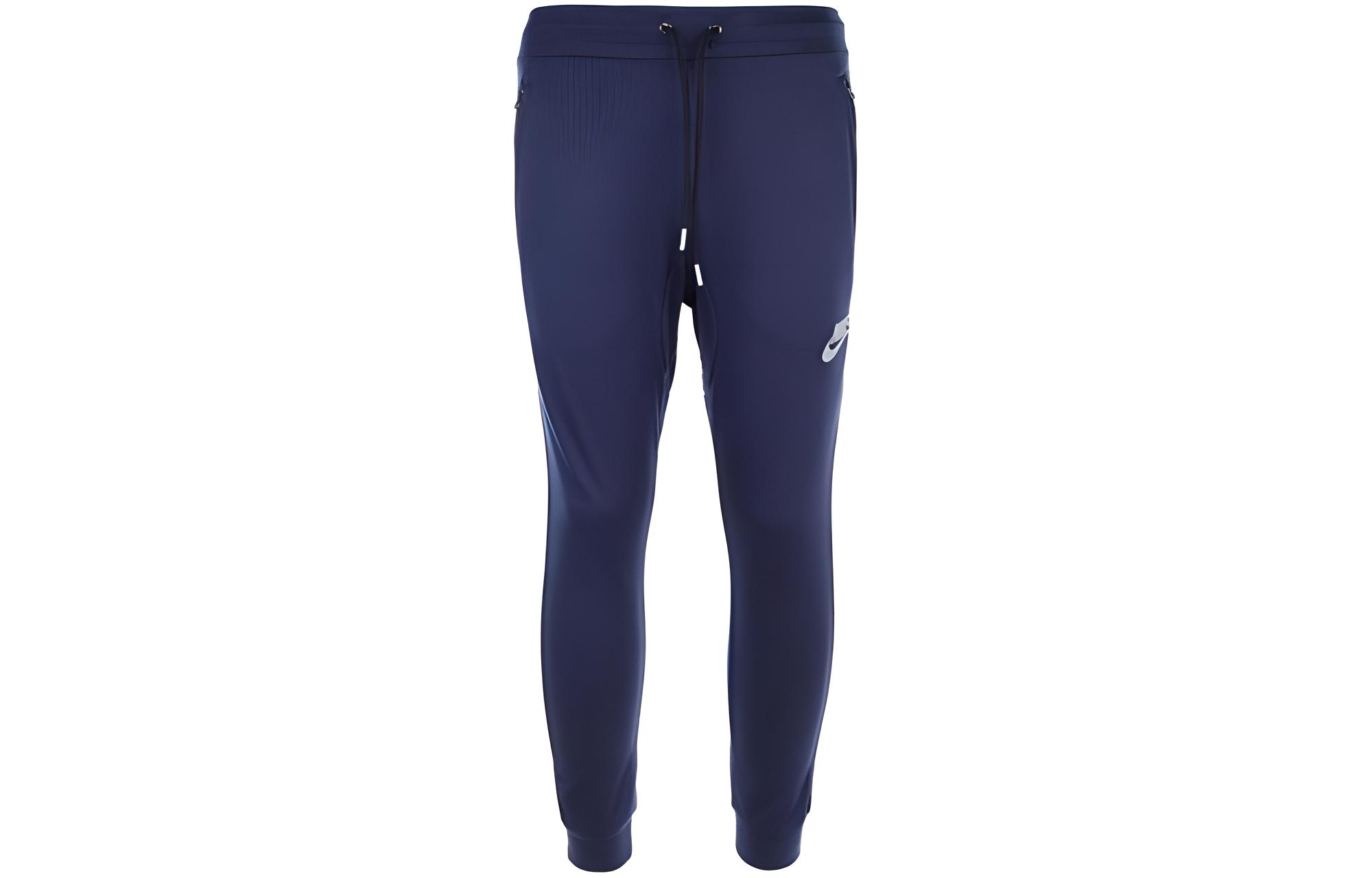 Nike Sports Life Collection Knitted Sweatpants Men s Black Blue 804863-451 L