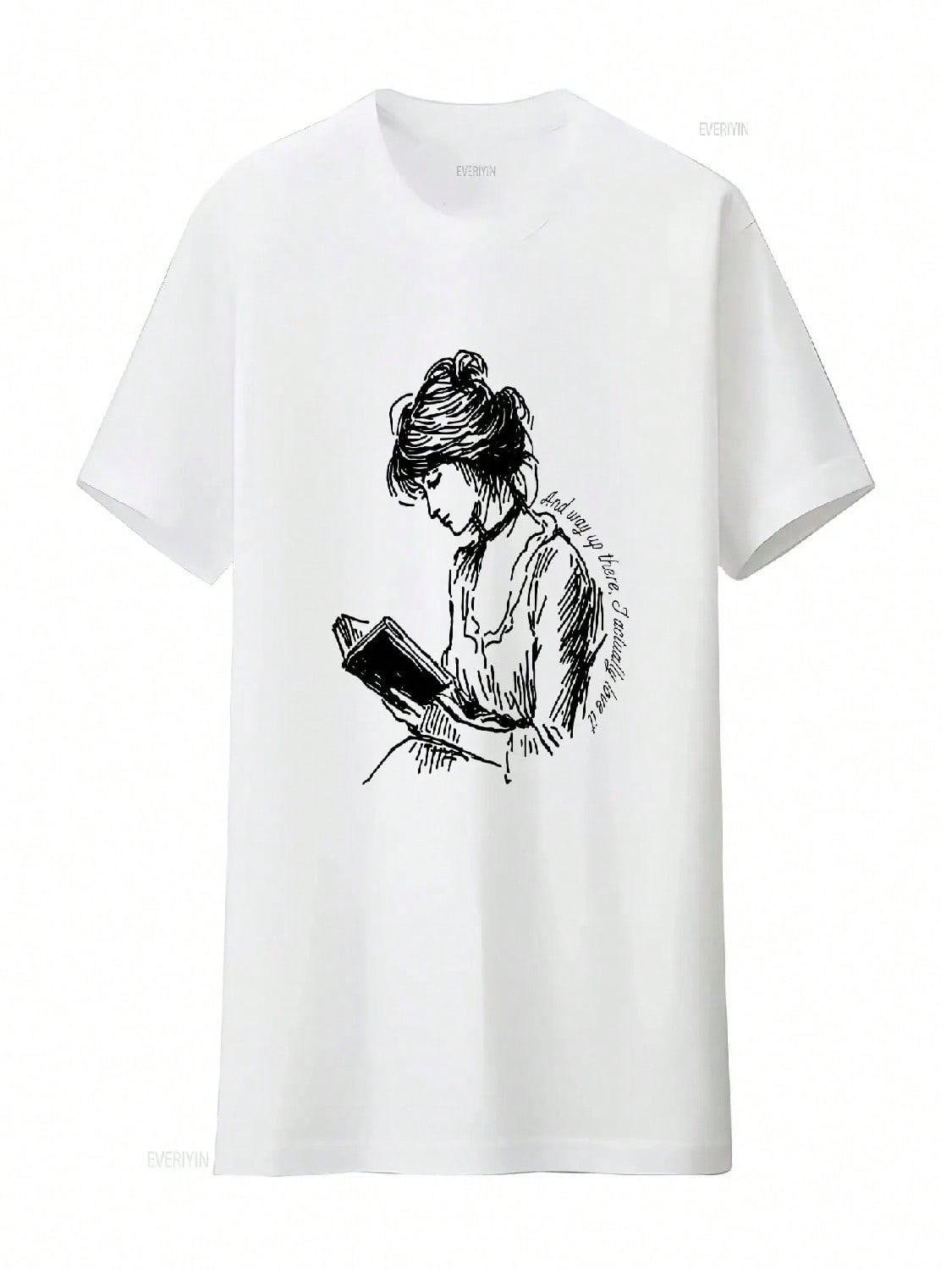 I Hate It Here Bookish FRONT AND BACK T Shirt Reading Concert Crewneck 1717 S For Her Vintage Washed Comfortable S разноцветный