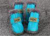 Multi Color Winter Pet Shoe Puppy Soft Sole Anti-Slip Fleece Thick Warm Durable Casual for Small Dog Foot Covers