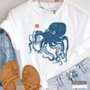 Octopus Graphic T-Shirt: Boho Beach Vacation Tee