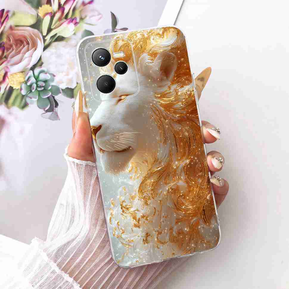 For Realme C 35 C35 Case 2022 Gold Dragon Cover Soft Silicone Fundas For Realme Narzo 50A Prime RealmeC35 Phone Case Bags
