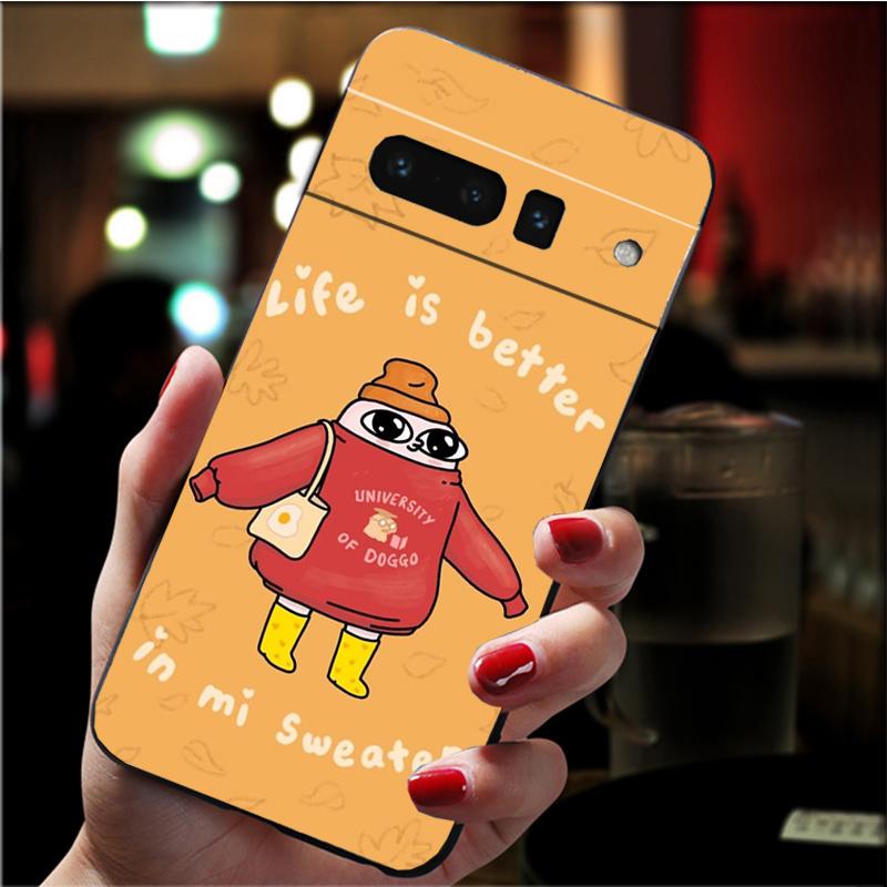 Phone Case for Google Pixel 7 Pro 7 6A 6 Pro 5A 4A 3A Pixel 4 XL Pixel 5 6 4 3 XL 3A XL 2 XL Cute Cartoon Ketnipz Case Funda