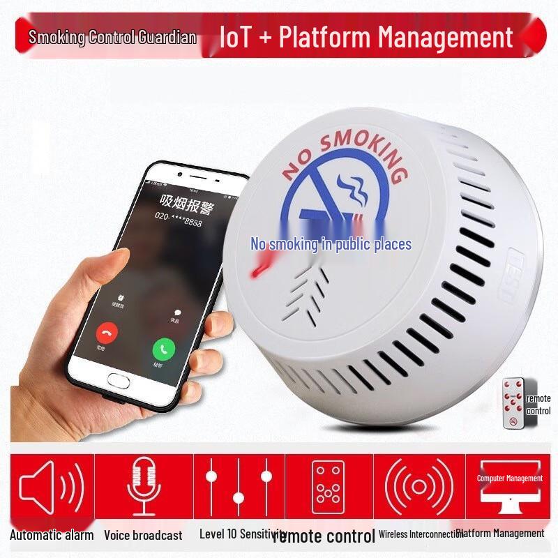 Restroom No Smoking Smoke Alarm