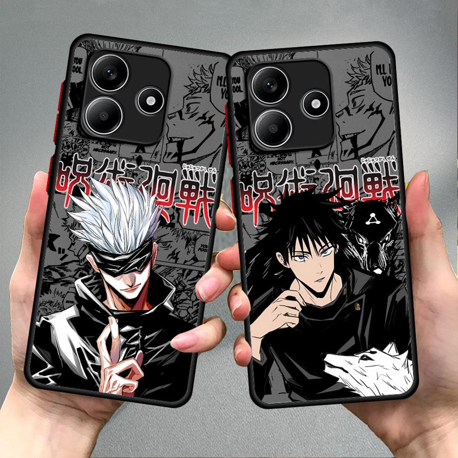 Japan Anime Jujutsu Kaisen Funda Back Phone Cover Case for Xiaomi Redmi Note 14 9S 13C 10 11 13 Pro Plus 14C A4 12