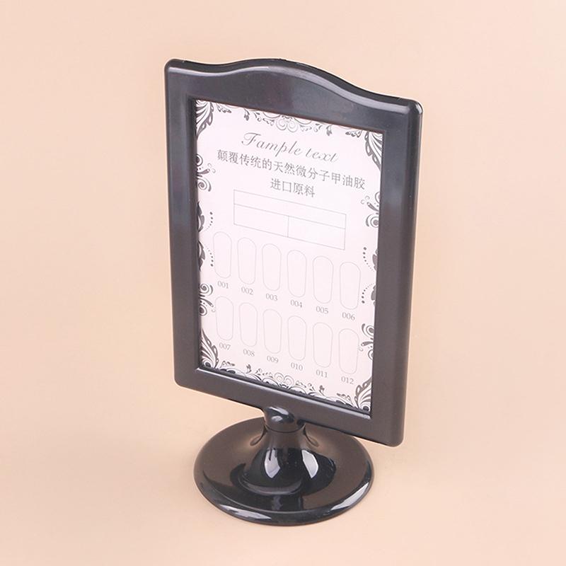 Nail Art Double-Sided Display Stand Nail Art Artwork Display Frame Nail Display Board False Nail Display Rack Gel Polish Holder