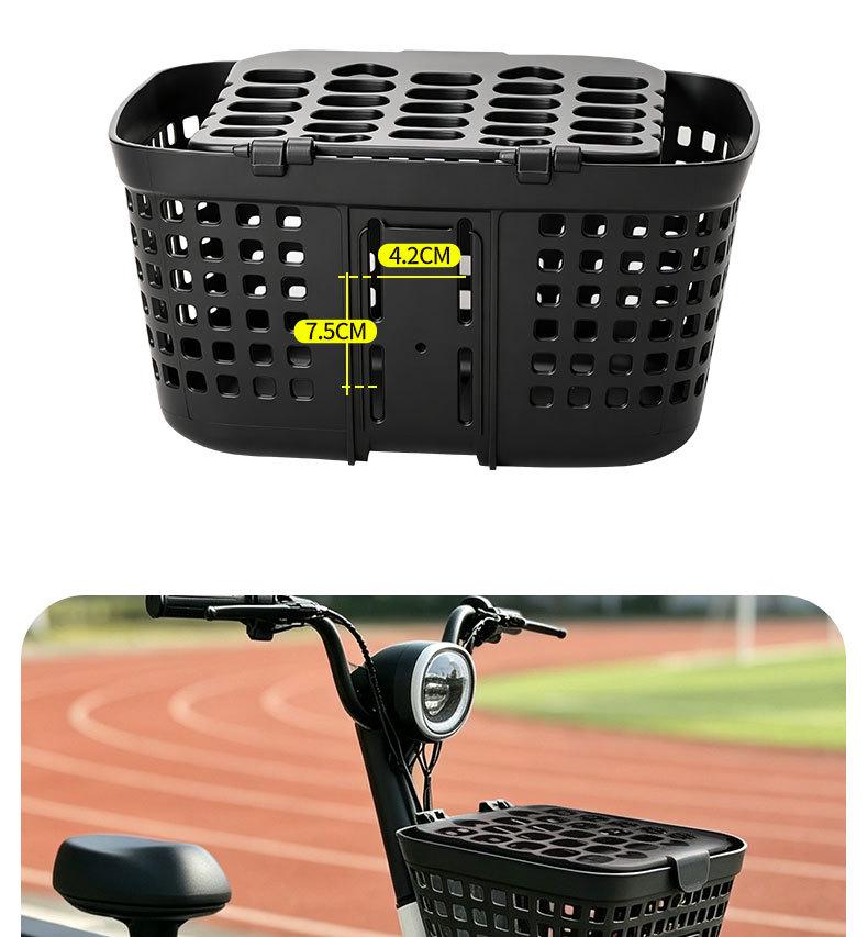 Elektrisches Fahrrad-Vorderkorb für Aima Bubble Modell - Langlebig, Atmungsaktiv, Verdicktes Antioxidation-Netzdesign.