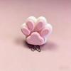 3D Printed Cat Paw Clicker Key Chain Pendant Love Heart Button Key Ring Cartoon Bag Hanging Decor