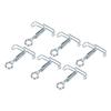 50Pcs Flat Jaw Pinchcocks Stainless Steel Strong Clamping Rustproof Latex Tube Clamps for Chemical S