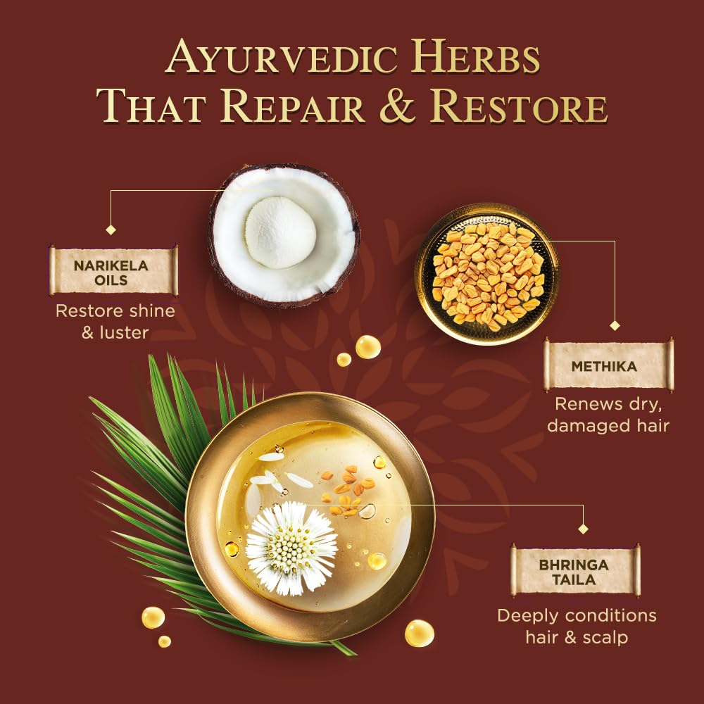 Himalaya Ayurveda Secrets Damage Repair Shampoo for Dry & Frizzy Hair 200 ml Pack of 1 Paraben Free