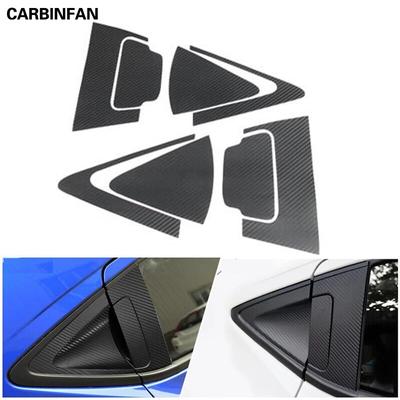 Autocollant de poignée de porte arrière en Fiber de carbone, autocollant de bol, pour Honda HR-V HRV Vezel 2015 2016 2017 2018
