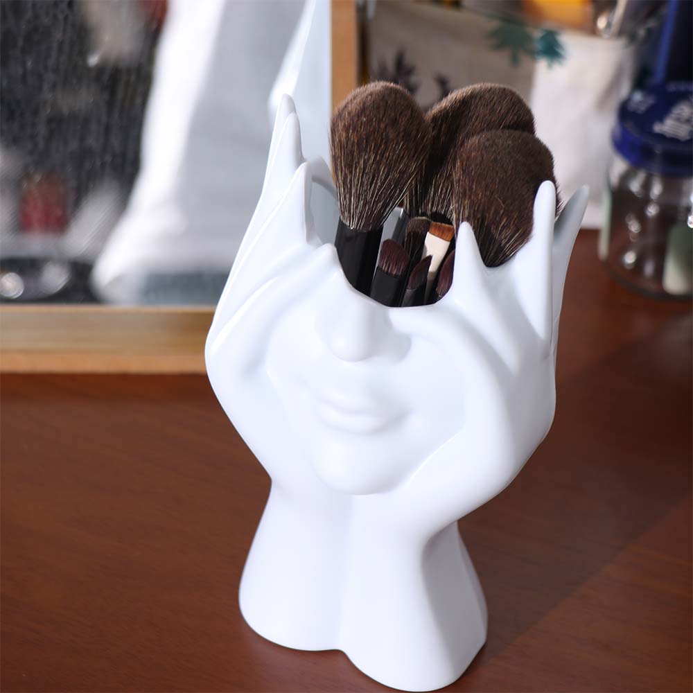 Styling Design Office Desk Pen Holder Multi Functional Decorative Vase Holder  TV Cabinet