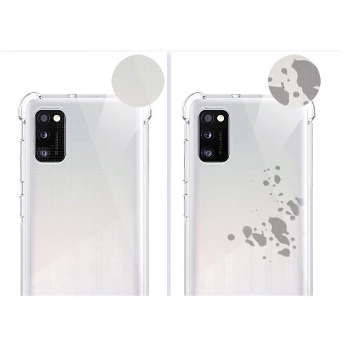 Protective Case - Phonillico - Samsung Galaxy A41 - Soft Silicone - Transparent - Ultra Slim