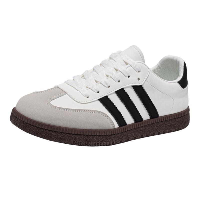 

Мужская обувь Модные повседневные туфли на плоской подошве из вулканизированной кожи Женские кроссовки для ходьбы на открытом воздухе Женские удобные классические туфли Черный Белый 39