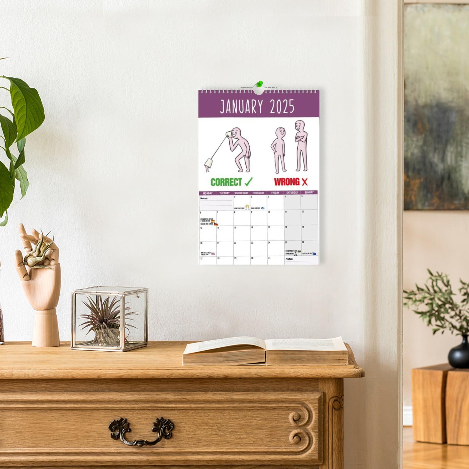 Как поговорить с маленькими людьми. Настенный календарь на 2025 год One Size фиолетовый — фото 2