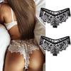 Women'S Transparent Lace Panties High Waist Underwear Brief Sexy G-String Thongs
