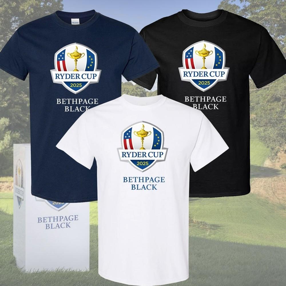 

HOT NEW - 2025 Ryder Cup Bethpage Black Logo T-Shirt All Size M