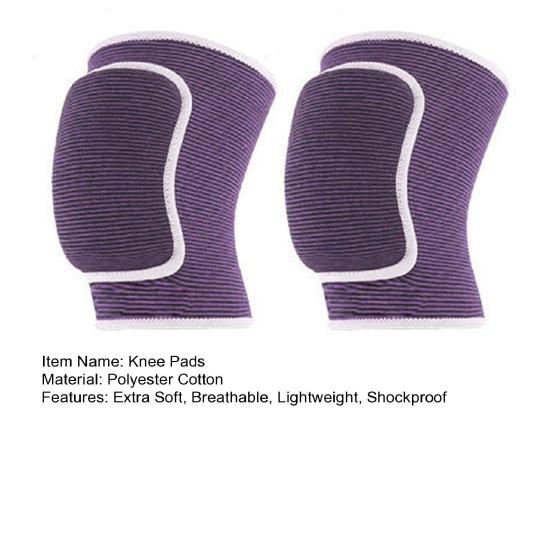 1 Pair Breathable Knee Pads Shock Absorption Extra Soft Ultra-thick Elbow Wraps Joints Support Sports Supplies