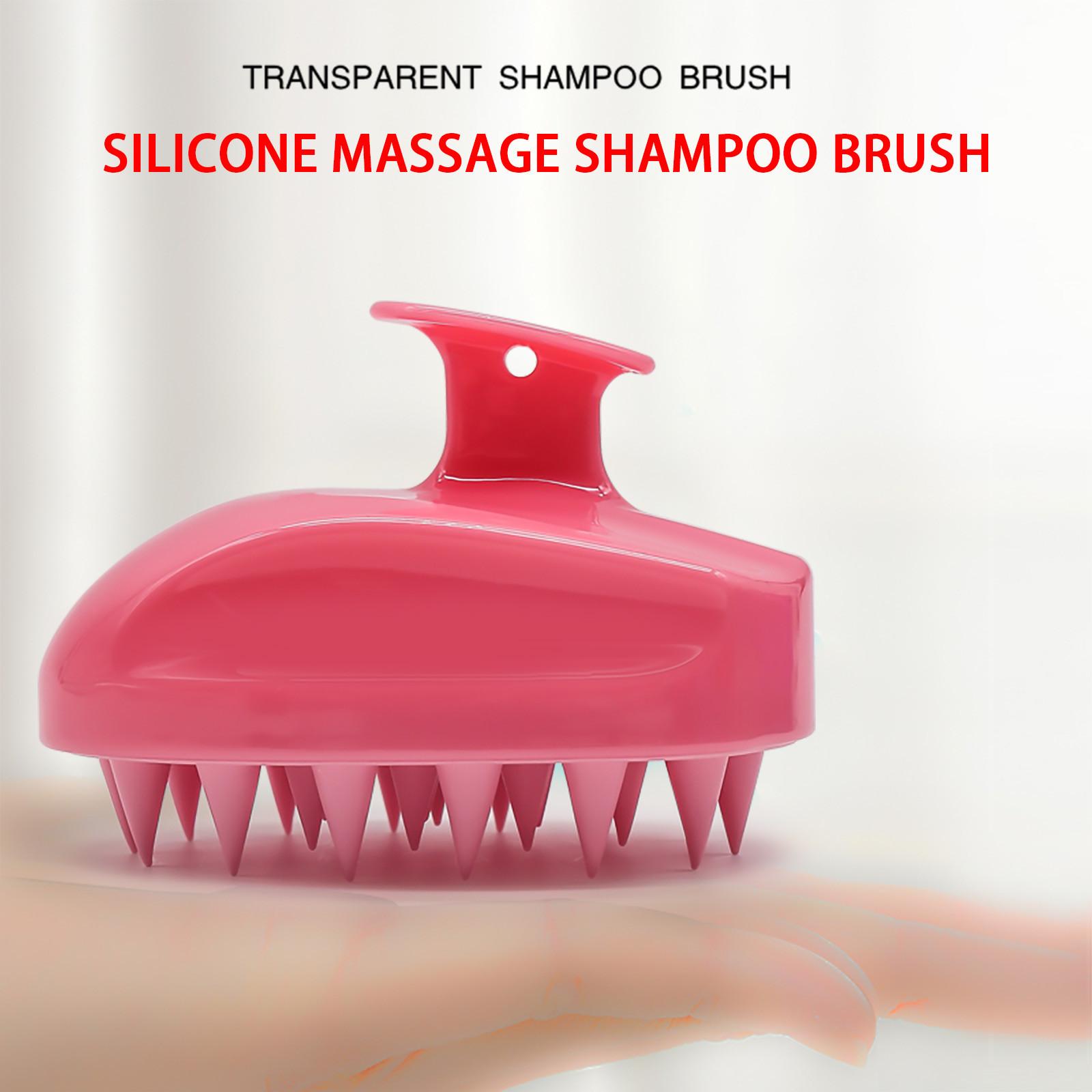 

Shampoo Brush Scalp Massage Brush Shampoo Comb Massager Smooth Hair Comb рожевий