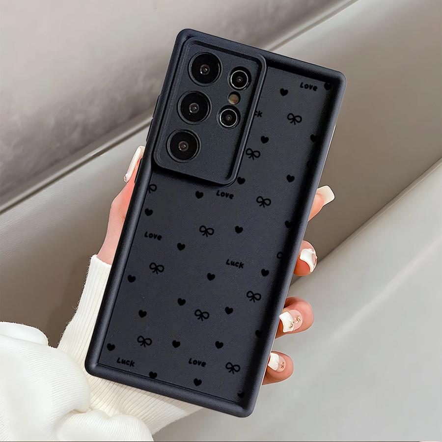 

Phone Cover Case for Samsung Galaxy S22 S20FE S25 Ultra S23 FE S21 S24 Plus S25 Edge S24Ultra Fashion Bow Galaxy S25 Edge